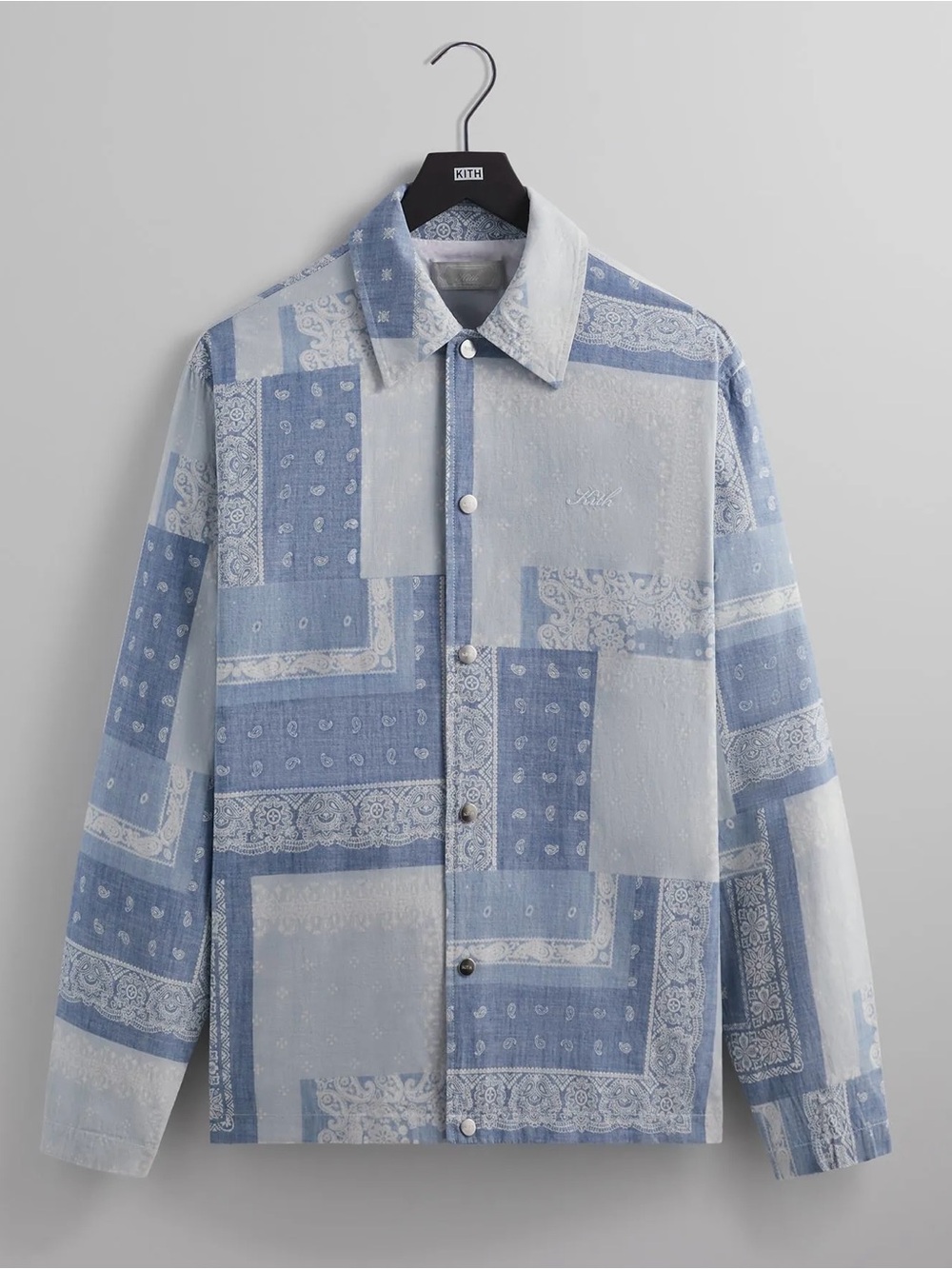 Kith Washed Paisley Coaches Jacket